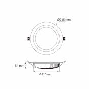 Downlight LED Samsung Dimmable 120lm/W Aéro 24W LIFUD