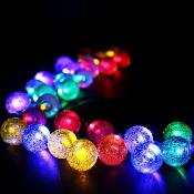 Guirlande Boules LED Solaire 
