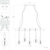 Lampe Suspendue Yagis Blanc