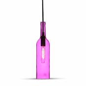 Luminaire Suspendu Bouteille  avec ampoule led 4w