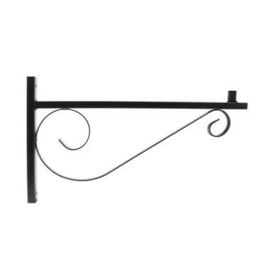 Bras de Fixation 60cm pour Luminaires d'Éclairage Public - Noir