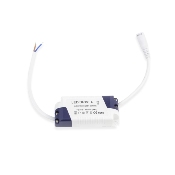 Dalle LED Ronde 18W Coupe 205mm Argentée