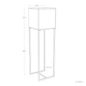 Lampadaire LED Solaire Métal RGBW Tiber Rechargeable