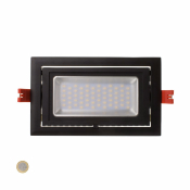 Projecteur LED Samsung 120lm/w Orientable Rectangulaire 28W Noir Lifud