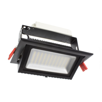 Projecteur LED Samsung 130lm/w Orientable Rectangulaire 60w Noir Lifud