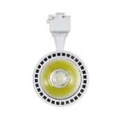 Spot LED Bron 40W Blanc pour Rail Monophasé