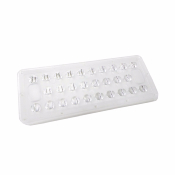 Optique 120°x120° Pour Cloche Linéaire LED Dimmable