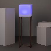 Lampadaire LED Solaire Métal RGBW Tiber Rechargeable