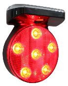 Lampe flash à led solaire magnétique pour panneau de signalisation GPS