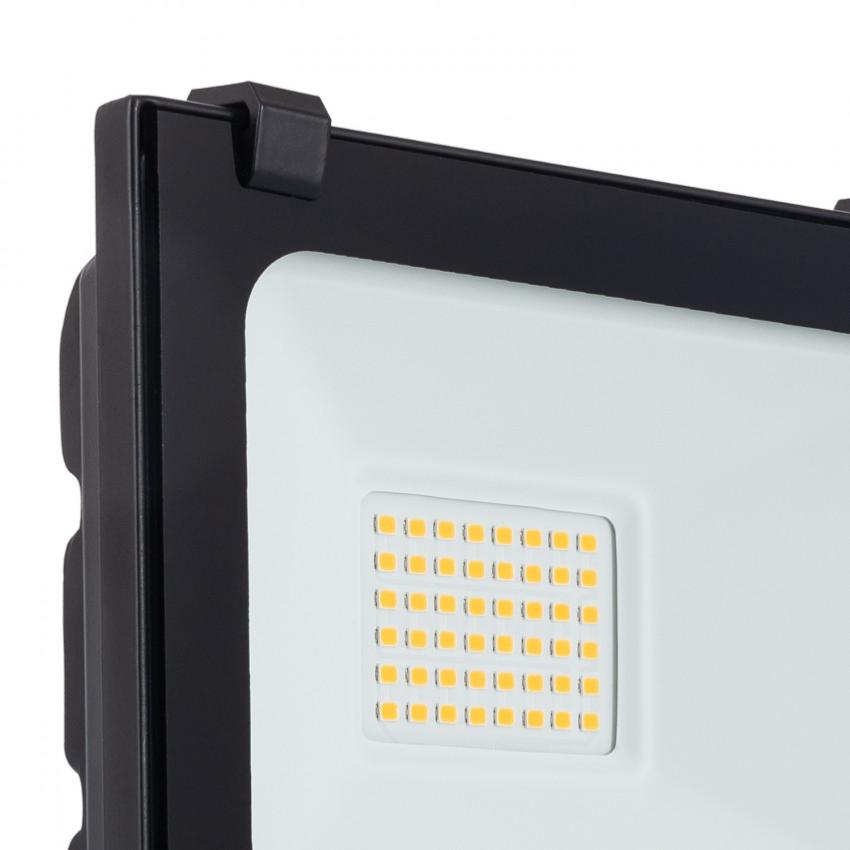 Projecteur Exterieur LED Plat Noir 10W 4000K sans câble 100189