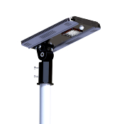 Tête Lampadaire LED Solaire 10W 160lm/W avec Détecteur de mouvement PIR