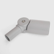 Adaptateur Orientable 90°Ø44mm pour luminaire Eclairage Public Gris