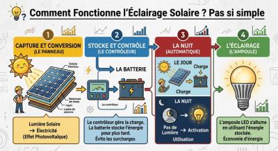 Comment Fonctionne l'�clairage Solaire ? Pas si simple