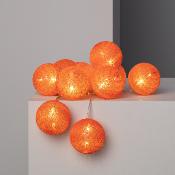 Guirlande LED 20 Boules Rouge