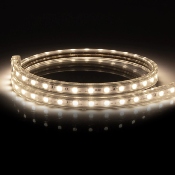 Ruban LED Dimmable 220V AC 60LED/m IP65 Blanc Neutre Sur mesure Largeur14mm  Coupe tous les 100cm