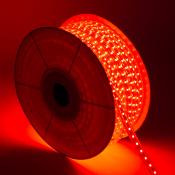 Ruban LED Dimmable 220V AC 60LED/m IP65 Rouge Sur mesure Largeur14mm  Coupe tous les 100cm